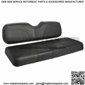 Blade Golf Cart Front Seat Covers for Club Car Precedent - Black/Black/Black