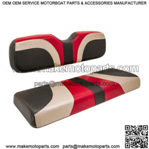 Blade Golf Cart Front Seat Covers for Club Car Precedent-Garnet/Champagne/Black