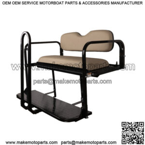 ProFX Rear Seat Kit with Grab Bar for EZGO RXV (2008-Up) Golf Cart - Stone