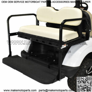MACH3 Rear Flip Seat for Yamaha G-Series Golf Carts G19-G22 - Ivory