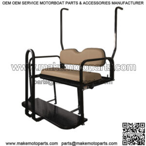 ProFX Rear Seat Kit with Grab Bar for Yamaha G14/G16/G19/G22 Golf Cart - Tan