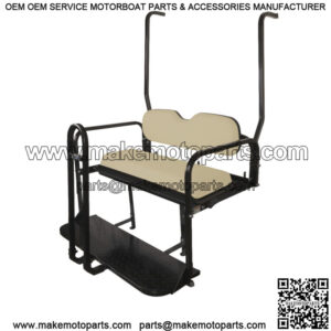 ProFX Rear Seat Kit with Grab Bar for Yamaha G14/G16/G19/G22 Golf Cart - Ivory