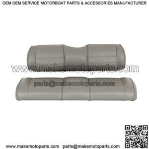 Premium Vinyl Seat Cushions for Mach3 Golf Cart Rear Seat - Gray