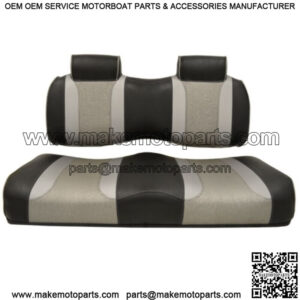 Golf Cart Seats for E-Z-GO TXT/RXV (1994-Up) - Black/Silver