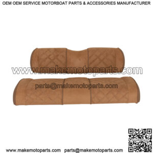 Suede Rear Seat Cushion Assembly for Mach3 Golf Cart Rear - Honey