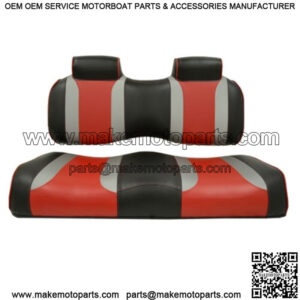 Golf Cart Seats for Club Car Precedent (2004-2011) - Black/Red