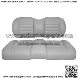 Premium Vinyl Front Seat Cushions for EZGO S6/L6 Express Golf Cart - Gray