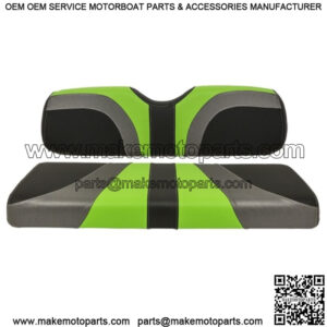 Blade Golf Cart Rear Seat Covers for Genesis 250/300 - Lime Green/Charcoal/Black