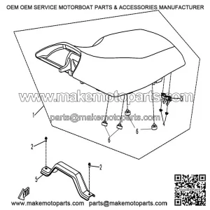 Seat CFMOTO X5 9050-130100