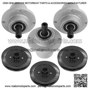 Spindle & Pulley Assembly for Bad Boy Revolt SD 42" Deck 2023-2025 - Part #033-4301-00