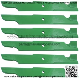 18.75-Inch x 5/8" Circle Hole 54" Notched High Lift Blade for Bad Boy Mowers