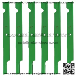 24.5-Inch x 5/8" Circle Hole 72" Notched High Lift Blade for Bad Boy & Toro Mowers