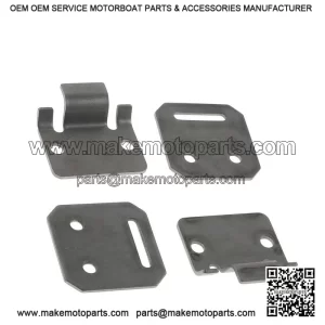 Set of 2 Seat Hinge Plate Male and Female Kits for Club Car DS Golf Cart 1979-Up