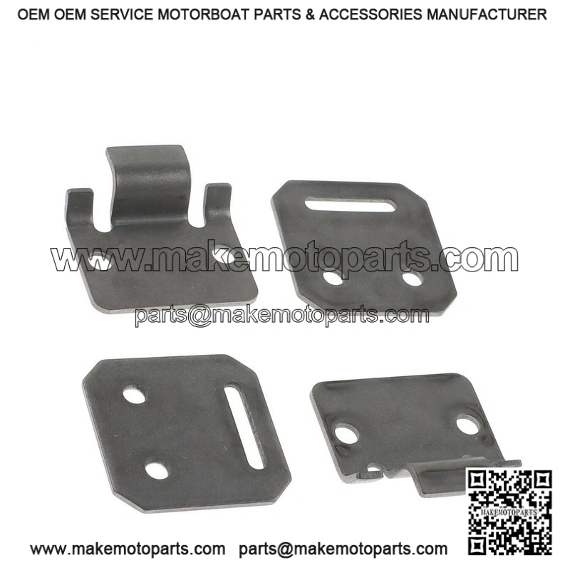 Set of 2 Seat Hinge Plate Male and Female Kits for Club Car DS Golf Cart 1979-Up