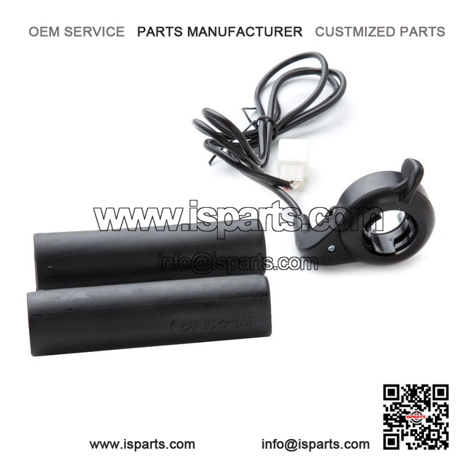 Thumb Throttle Twist Grip 3-Wire 24/36/48v E-Bike ?C Universal for Electric Scooter, Bike