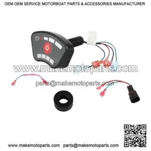 Keyless Ignition Switch with Digital Battery for EZGO Club Car Golf Cart ?C 36V to 48V