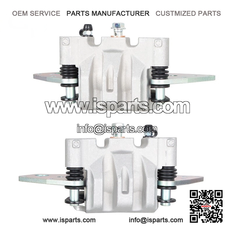 Front Left & Right Brake Calipers with Pads for Polaris #1912496 1912497 1912498 - Image 2