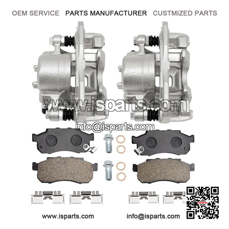 Front Left & Right Brake Calipers with Ceramic Pads for Honda Pioneer 700 / 500 / 520 - Image 3