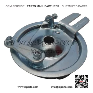 4" Internal Expanding Brake with Pads ?C 5/8" Bore, Slotted Bracket ?C for Go Kart, Mini Bike