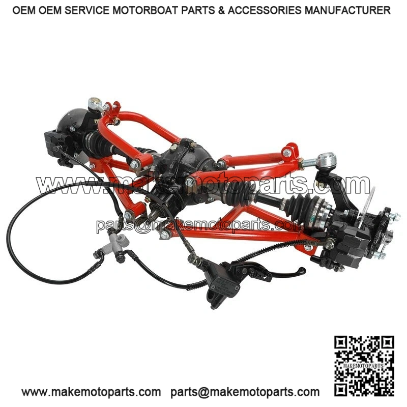 Rear Drive Shaft CV Axle Swing Arm Kit with Brake Assembly for Go Kart ATV Golf Cart - Image 3