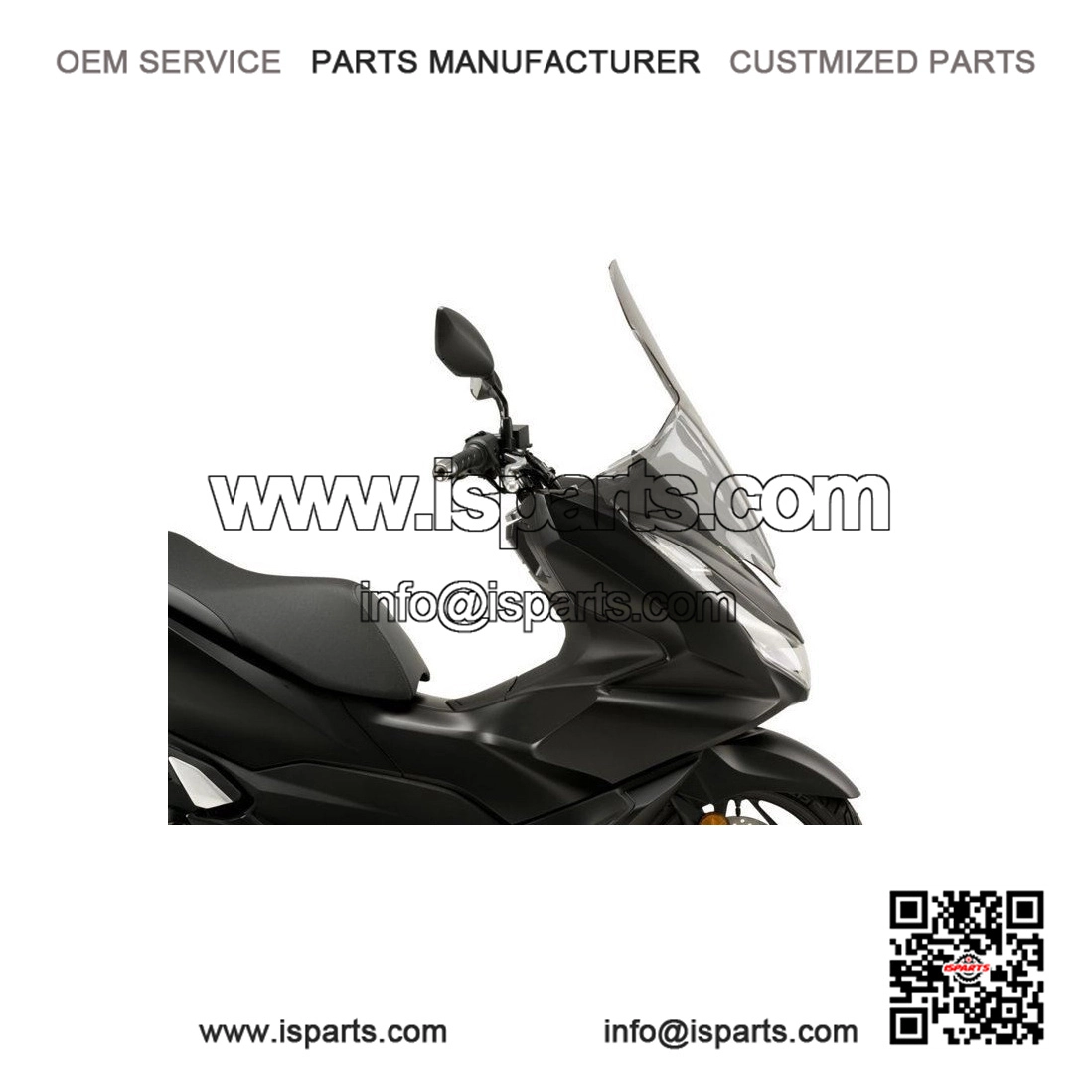 Dark Smoke Touring Windshield for Honda PCX125 (2021-2024) - Image 4