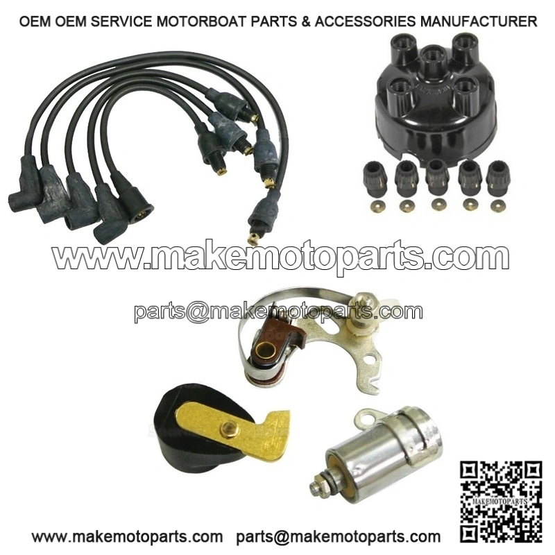 For Massey Ferguson TE20, TEA20 ÿ Distributor Tune Up Kit with Condenser and Rotor, Fits Lucas