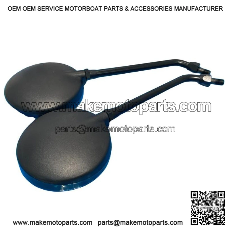 New Set of 2 Rear View Mirrors 56001-1030 for KAWASAKI Z1 Z1A KZ1000 900 650 - Image 2
