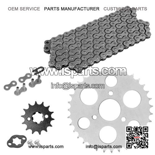 Drive Chain & Sprockets Kit for Polaris Outlaw 90 (2007-2014) - 428 Pitch, 136 Links