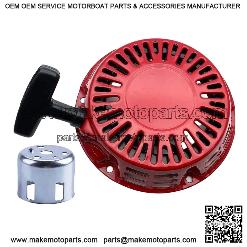 Red Recoil Assembly With Hub For 8.0 HP Engine GX240