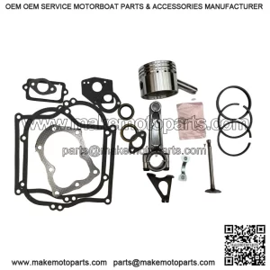 Rebuild Kit With Standard Piston, Rod, Exhaust Valve For 5HP