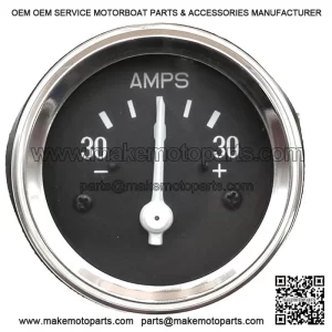 For John Deere 110, 112, 140 Garden Tractor 1968-1974 ÿ Amp Gauge Chrome Ring, Replaces AM312