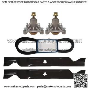Deck Rebuild Kit With Blade Spindle Belt For Husqvarna RZ4623 Z246 RZ4619 46 Inch