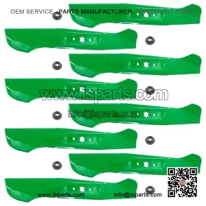 942-04290 942-04244 46-Inch Deck Blades Kit with Nuts for MTD & Cub Cadet Riding Mowers