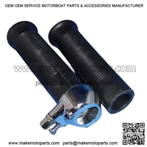 Universal Single Throttle with Grip ?C for 1" Handlebar ?C Customs Bobbers