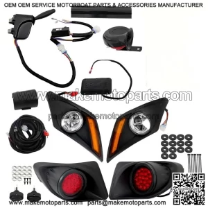Deluxe LED Street Legal Light Kit for Yamaha Drive2 ?C 2017+