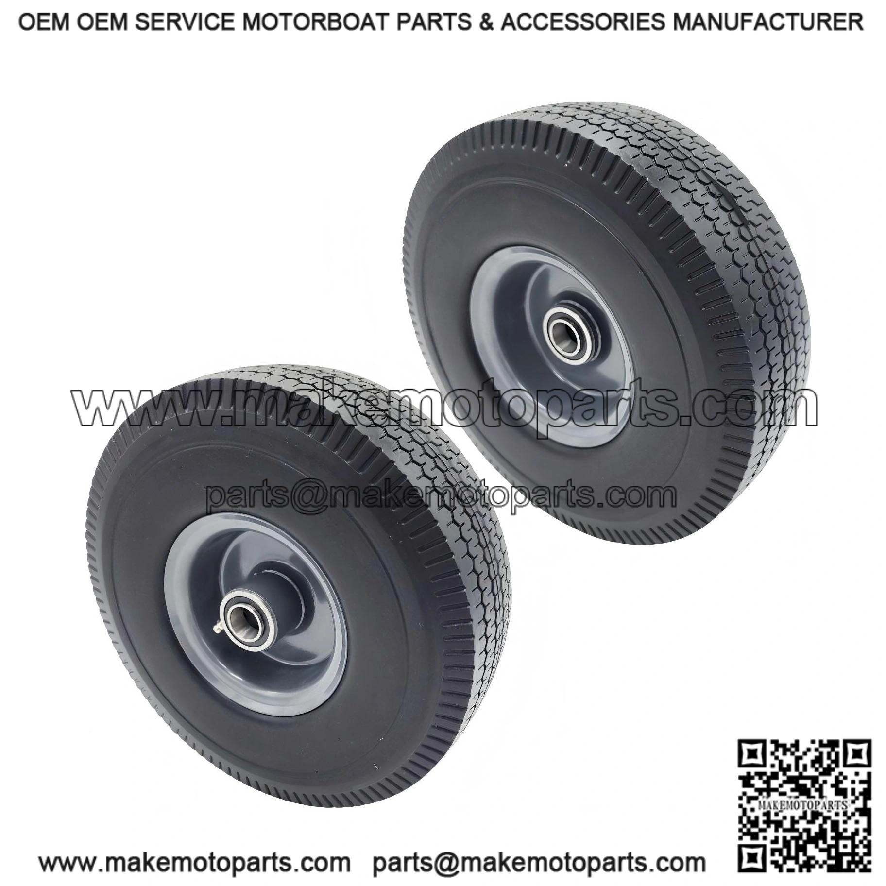 440279 Wheel & Tire 2-Pack ?C 10.5" Solid Tire for Force Blower (Replaces 10" 400295 Flat-Free)