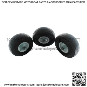 4.10/3.50 X 4 No-Flat Tire ?C 3-Pack for Little Wonder 4164205 Saw Tooth Complete Assembly