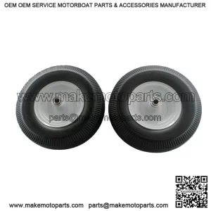4.10/3.50X6 No-Flat Wheel Assembly (2-Pack) ?C Fits Little Wonder 4164204 Blowers