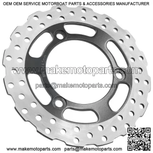 For Kawasaki Ninja 250R EX250J 2008 2009 2010-2012 Rear Brake Disc Rotor With Pad