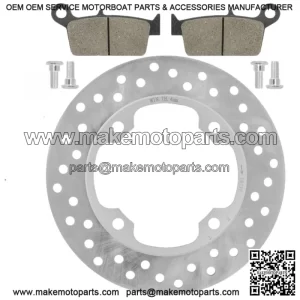 For Kawasaki Ninja 250R EX250J 2008 2009 2010 2011 2012 Rear Brake Disc Rotor