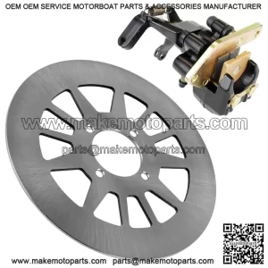 For Yamaha Raptor 700 YFM700R 2006 2007 2008 Front Rear Brake Disc Rotor With Pads