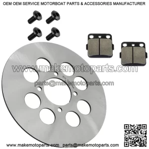 Fits Yamaha Warrior 350 YFM350X 1990-2004 Rear Brake Disc Rotor With Caliper