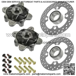 For Polaris RZR XP 4 900 EFI 2013 Wheel Carrier Disc and Bearing With Bolts