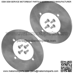 For Polaris RZR 800 S 2012-2014 Front Wheel Hub and Brake Disc Rotor Kit