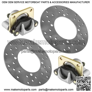 For Polaris Ranger 500 2x4 4x4 2006 2007 Rear Left Right Brake Caliper With Disc