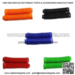 Universal Motorcycle Front Rubber Fork Boots ?C Shock Absorber Dust Cover (2x)