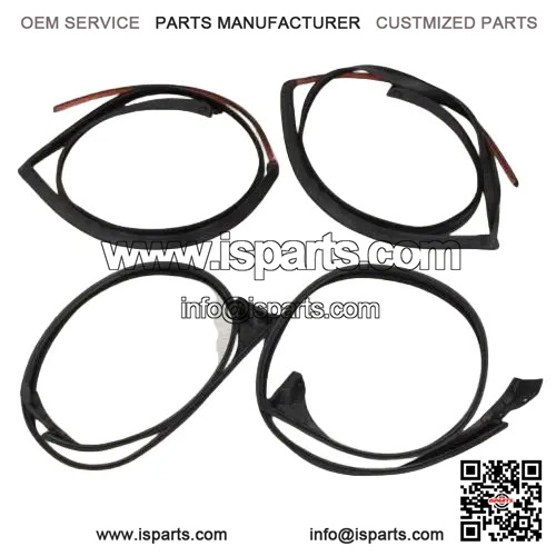 Toyota OEM Lexus LS430 01-06 Front Door Upper & Rear Door Weatherstrip Set