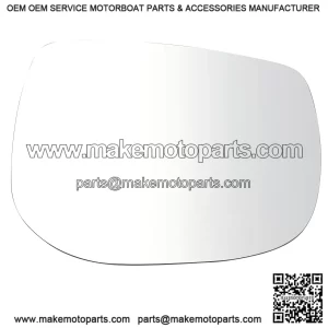 Heated Convex Passenger Side Mirror Glass - For Factory Equipped Mirrors Only - Compatible with 2019 Subaru Crosstrek (from 7/01/18 Production Date), 2020-2023 Crosstrek, 2019-2024 Forester