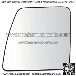 Heated Driver Side Mirror Glass with Backing Plate - Compatible with 2012-2021 Nissan NV1500, 2012-2018 NV2500, NV3500