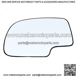 Non-Heated Manual Driver Side Mirror Glass - Compatible with Chevy Silverado, Tahoe, Suburban, Avalanche; GMC Sierra, Yukon; Cadillac Escalade, Escalade ESV/EXT